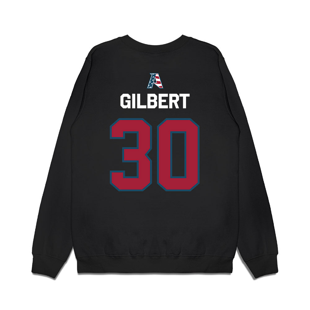 Arkansas - NCAA Football : Max Gilbert - Patriotic Collection Premium Crewneck Sweatshirt-1