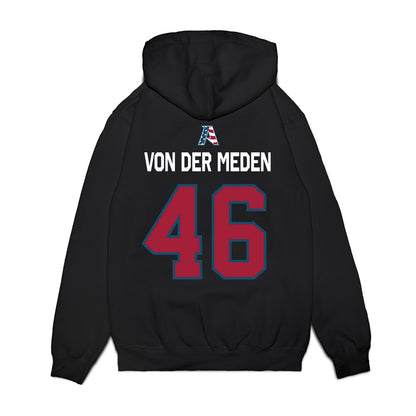 Arkansas - NCAA Football : Charlie von der Meden - Patriotic Collection Premium Hooded Sweatshirt-1