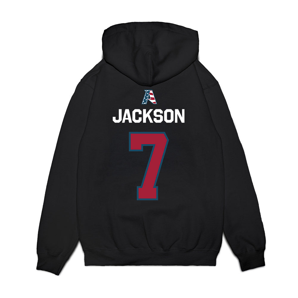 Arkansas - NCAA Football : KJ Jackson - Patriotic Collection Premium Hooded Sweatshirt-1