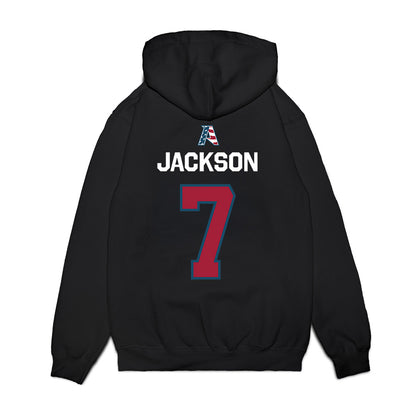 Arkansas - NCAA Football : KJ Jackson - Patriotic Collection Premium Hooded Sweatshirt-1