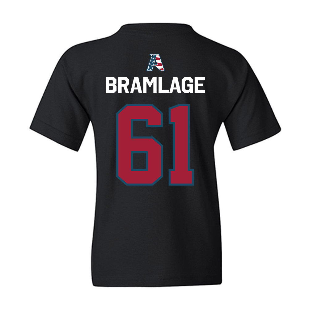 Arkansas - NCAA Football : Kaden Bramlage - Patriotic Collection Youth T-Shirt-1