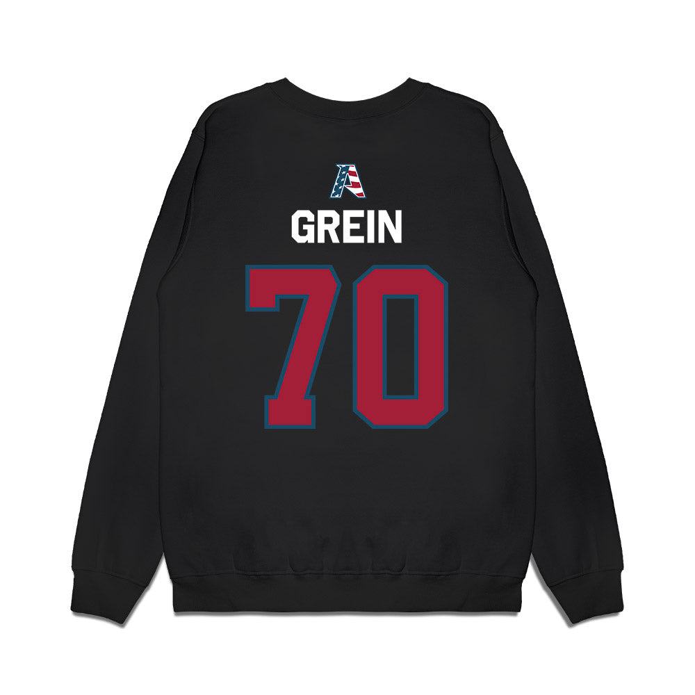 Arkansas - NCAA Football : Dan Grein - Patriotic Collection Premium Crewneck Sweatshirt-1