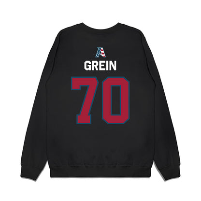 Arkansas - NCAA Football : Dan Grein - Patriotic Collection Premium Crewneck Sweatshirt-1