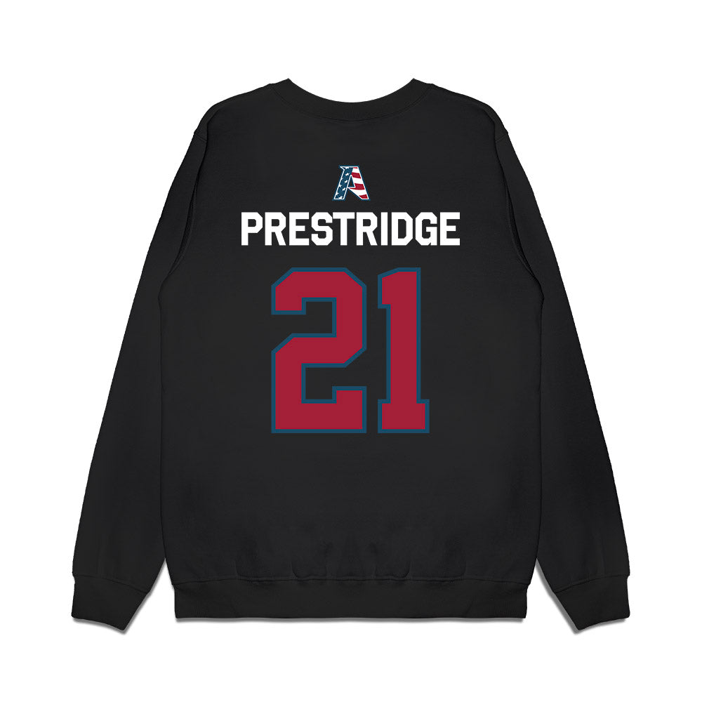 Arkansas - NCAA Women's Basketball : Kyiah Prestridge - Patriotic Collection Premium Crewneck Sweatshirt-1