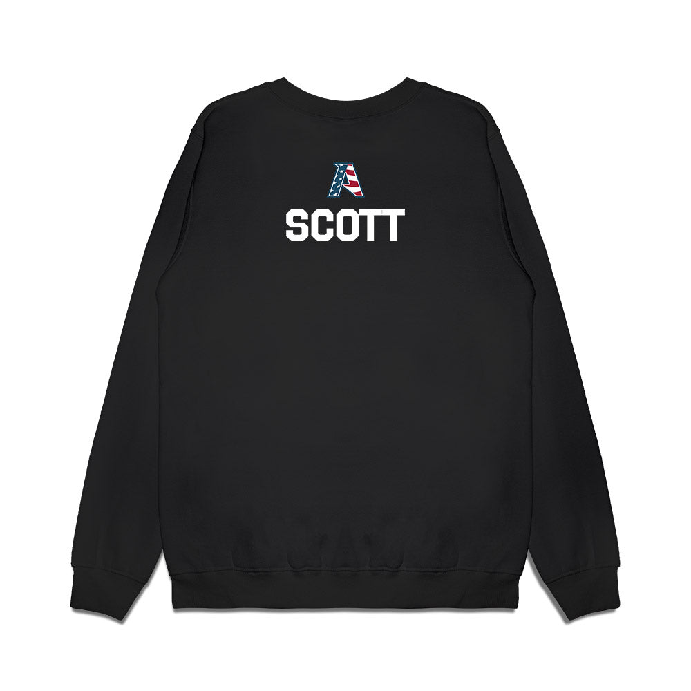 Arkansas - NCAA Women's Gymnastics : Finley Scott - Patriotic Collection Premium Crewneck Sweatshirt-1
