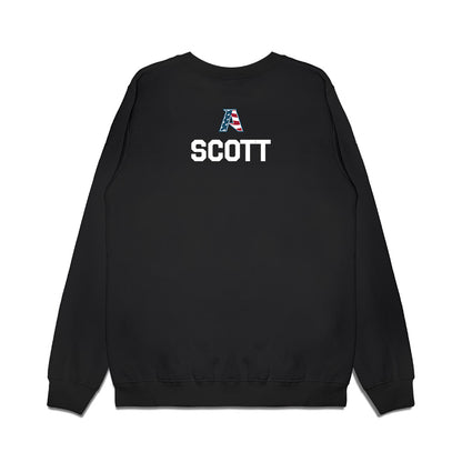 Arkansas - NCAA Women's Gymnastics : Finley Scott - Patriotic Collection Premium Crewneck Sweatshirt-1