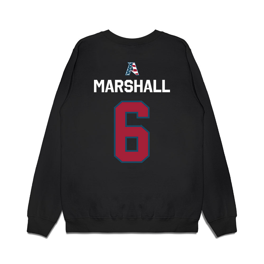 Arkansas - NCAA Football : Chris Marshall - Patriotic Collection Premium Crewneck Sweatshirt-1