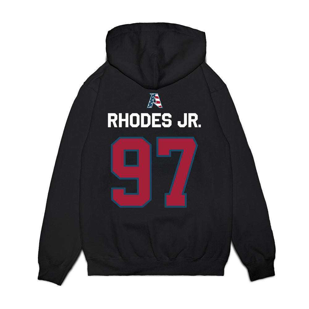 Arkansas - NCAA Football : Quincy Rhodes Jr. - Patriotic Collection Premium Hooded Sweatshirt-1
