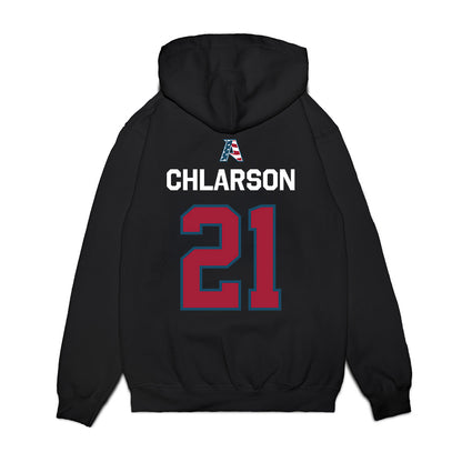 Arkansas - NCAA Women's Basketball : Ashlynn Chlarson - Patriotic Collection Premium Hooded Sweatshirt-1