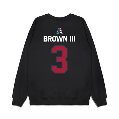 Arkansas - NCAA Football : CS Brown III - Patriotic Collection Premium Crewneck Sweatshirt-1