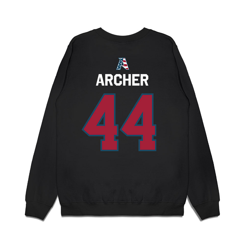 Arkansas - NCAA Women's Basketball : Maryn Archer - Patriotic Collection Premium Crewneck Sweatshirt-1