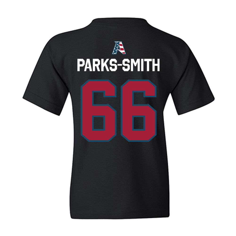 Arkansas - NCAA Football : Payton Parks-Smith - Patriotic Collection Youth T-Shirt-1