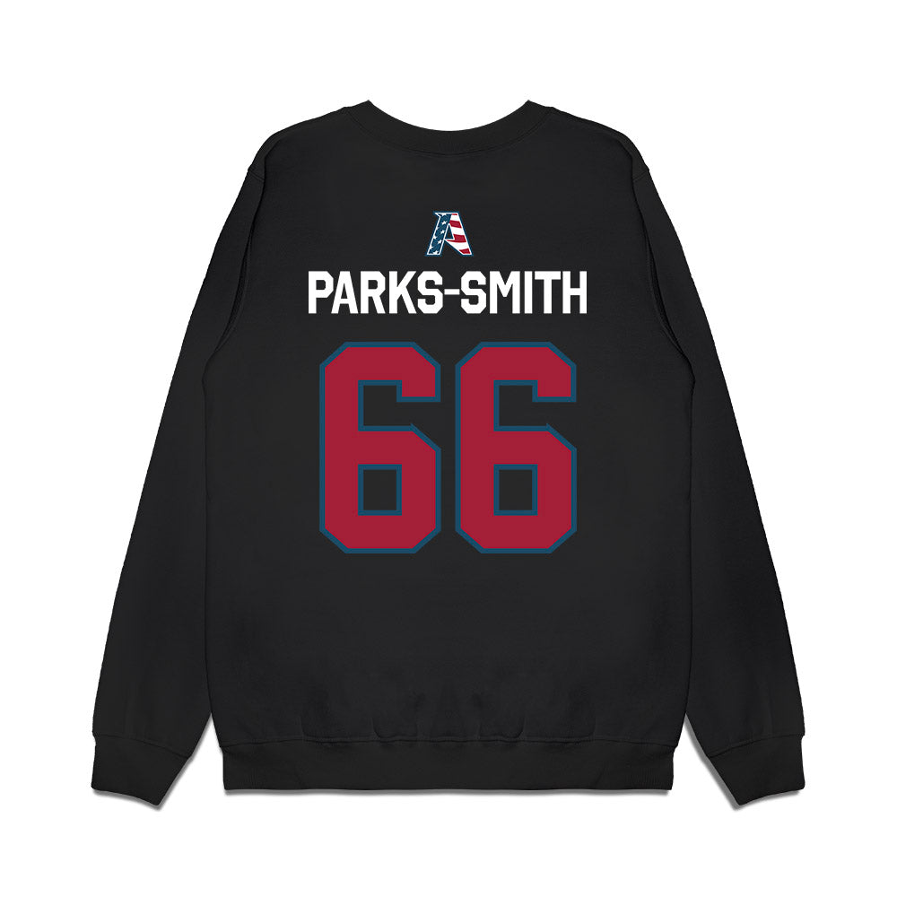 Arkansas - NCAA Football : Payton Parks-Smith - Patriotic Collection Premium Crewneck Sweatshirt-1