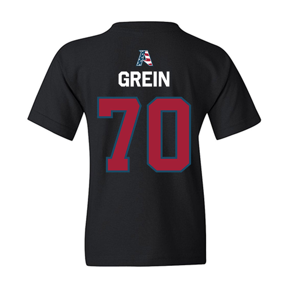 Arkansas - NCAA Football : Dan Grein - Patriotic Collection Youth T-Shirt-1