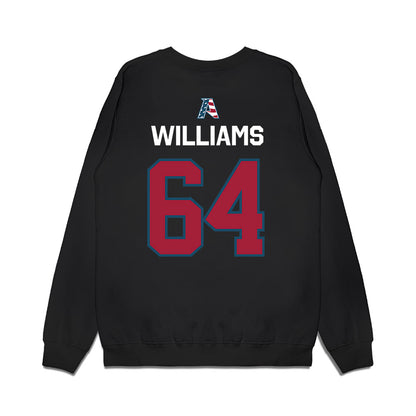 Arkansas - NCAA Football : Bryant Williams - Patriotic Collection Premium Crewneck Sweatshirt-1
