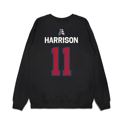 Arkansas - NCAA Football : Monte Harrison - Patriotic Collection Premium Crewneck Sweatshirt-1