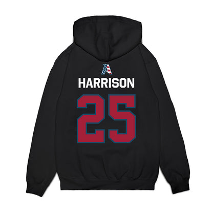 Arkansas - NCAA Softball : Cameryn Harrison - Patriotic Collection Premium Hooded Sweatshirt-1