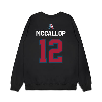Arkansas - NCAA Women's Basketball : Grace McCallop - Patriotic Collection Premium Crewneck Sweatshirt-1