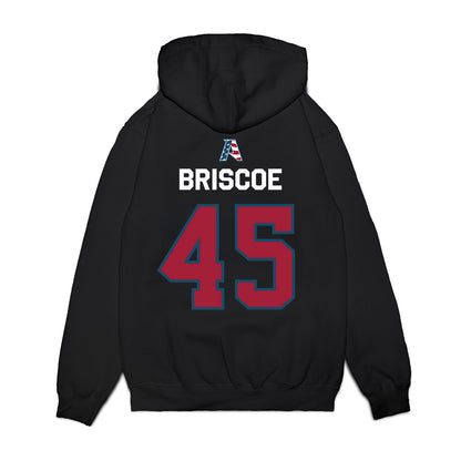 Arkansas - NCAA Baseball : Tye Briscoe - Patriotic Collection Premium Hooded Sweatshirt-1