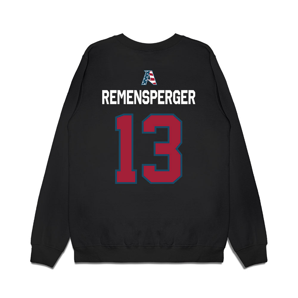 Arkansas - NCAA Women's Volleyball : Kiki Remensperger - Patriotic Collection Premium Crewneck Sweatshirt-1