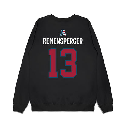 Arkansas - NCAA Women's Volleyball : Kiki Remensperger - Patriotic Collection Premium Crewneck Sweatshirt-1