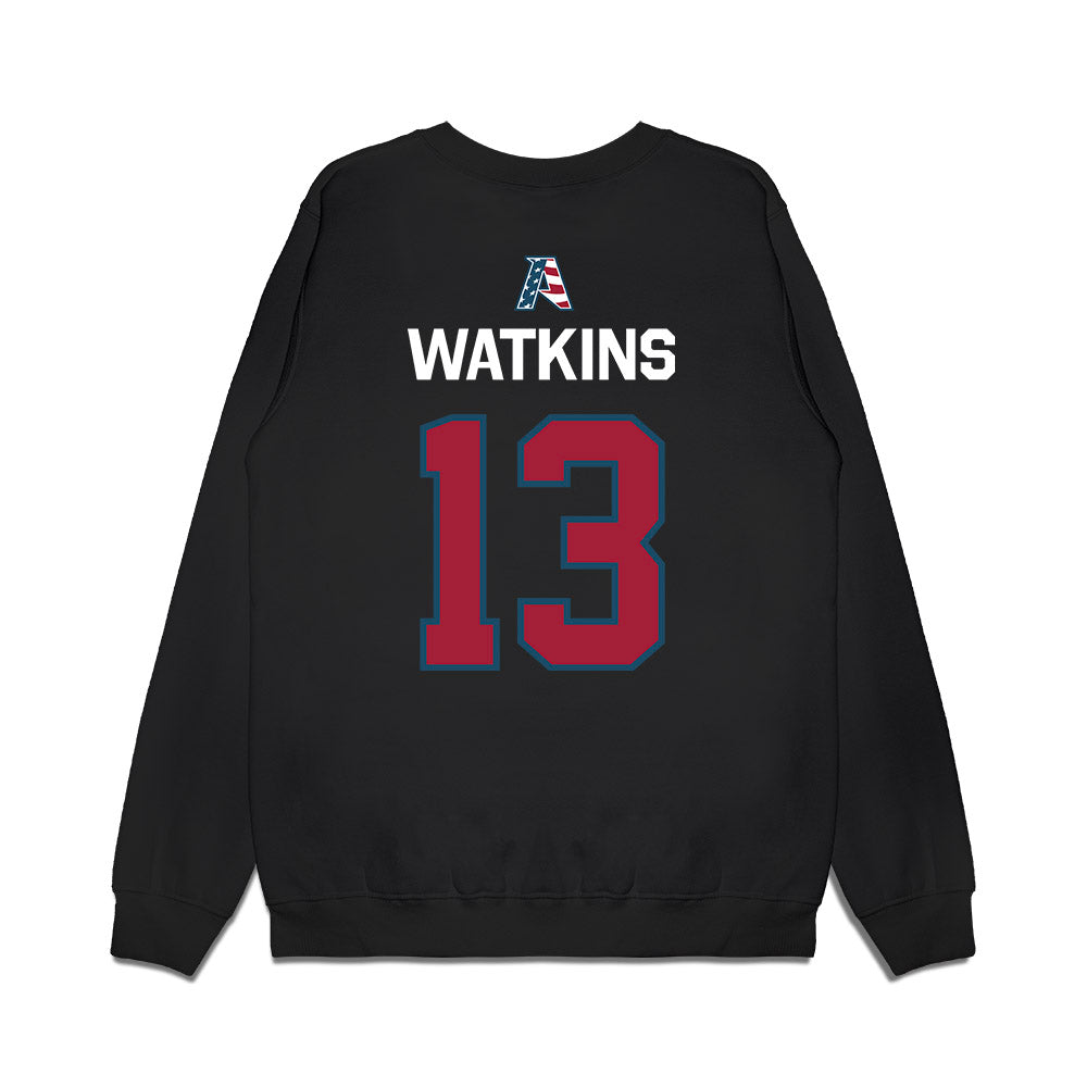 Arkansas - NCAA Football : Jelani Watkins - Patriotic Collection Premium Crewneck Sweatshirt-1