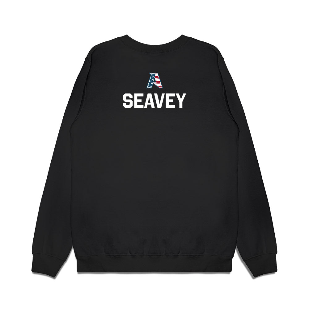 Arkansas - NCAA Men's Cross Country : Eli Seavey - Patriotic Collection Premium Crewneck Sweatshirt-1