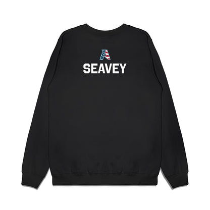 Arkansas - NCAA Men's Cross Country : Eli Seavey - Patriotic Collection Premium Crewneck Sweatshirt-1