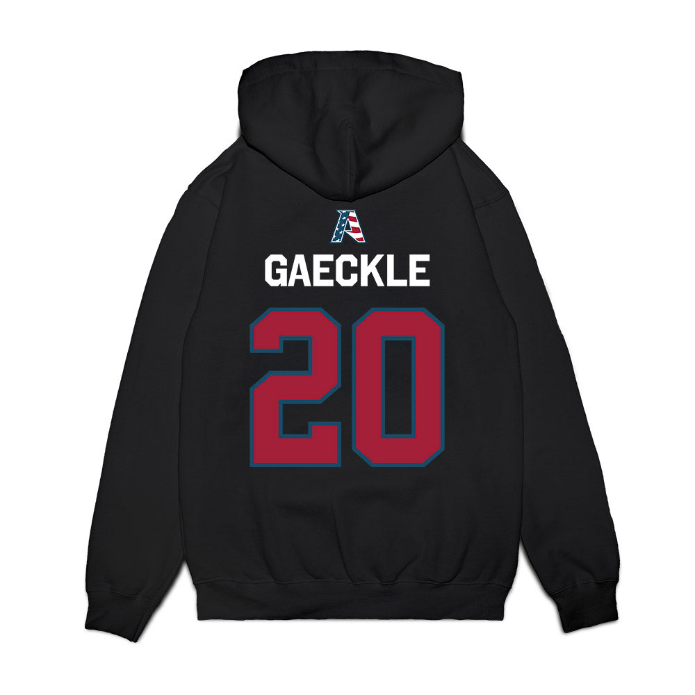Arkansas - NCAA Baseball : Gabe Gaeckle - Patriotic Collection Premium Hooded Sweatshirt-1