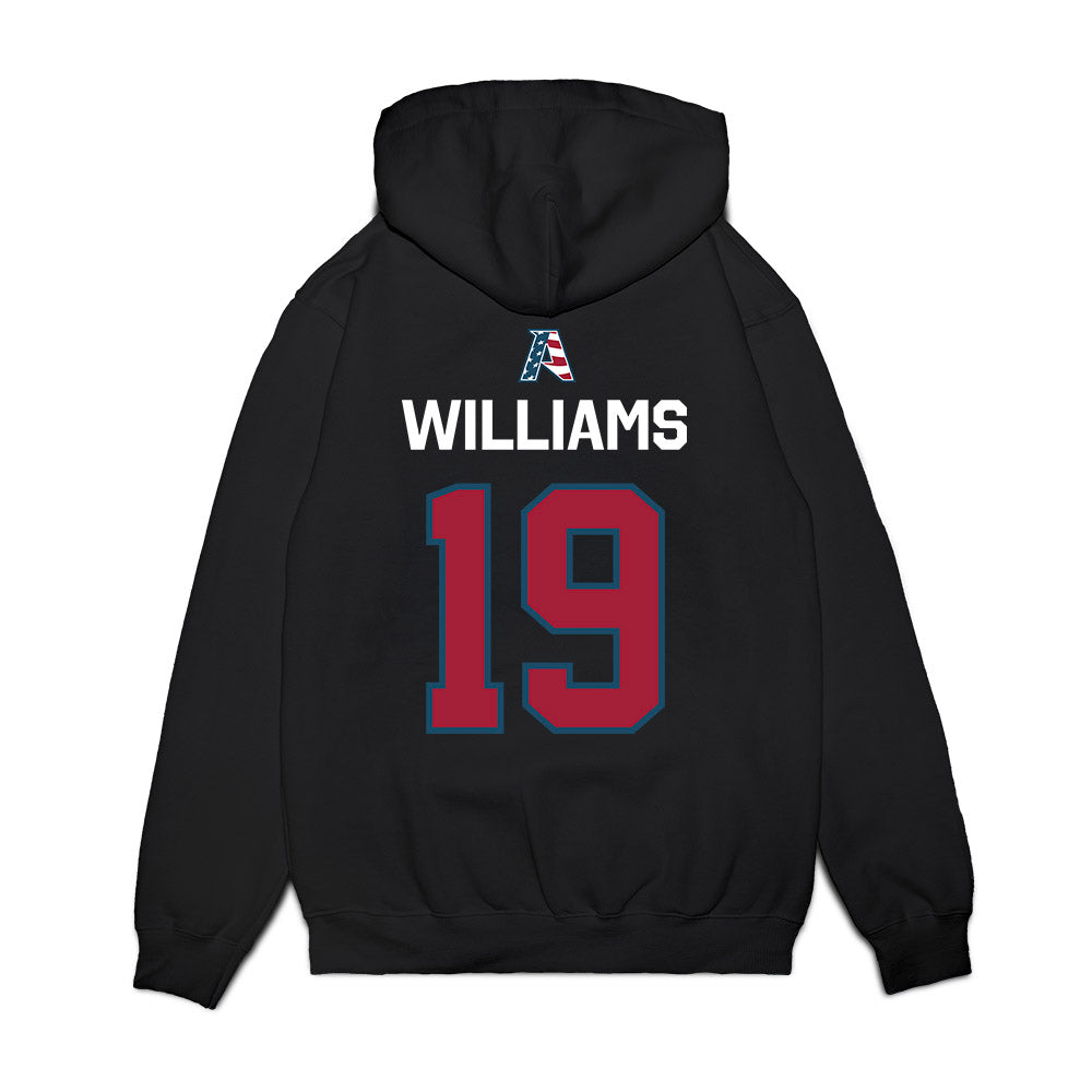 Arkansas - NCAA Football : Kyndrick Williams - Patriotic Collection Premium Hooded Sweatshirt-1