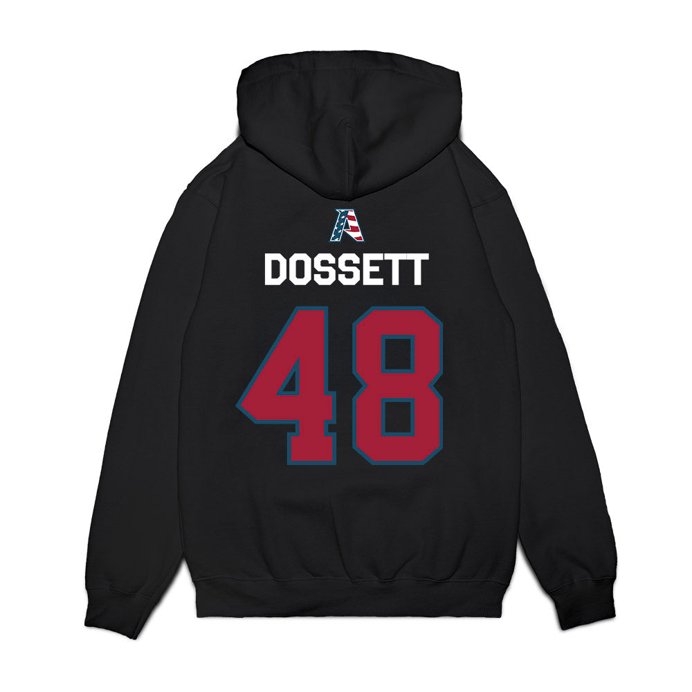 Arkansas - NCAA Baseball : Cooper Dossett - Patriotic Collection Premium Hooded Sweatshirt-1