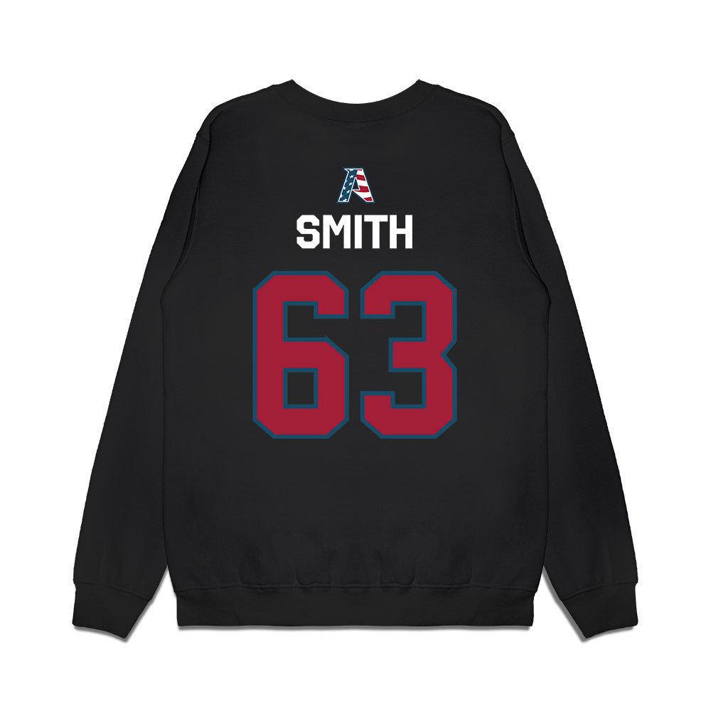 Arkansas - NCAA Football : Hugh Smith - Patriotic Collection Premium Crewneck Sweatshirt-1