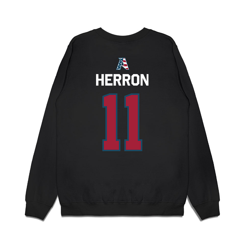 Arkansas - NCAA Softball : Robyn Herron - Patriotic Collection Premium Crewneck Sweatshirt-1