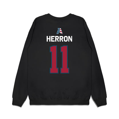 Arkansas - NCAA Softball : Robyn Herron - Patriotic Collection Premium Crewneck Sweatshirt-1