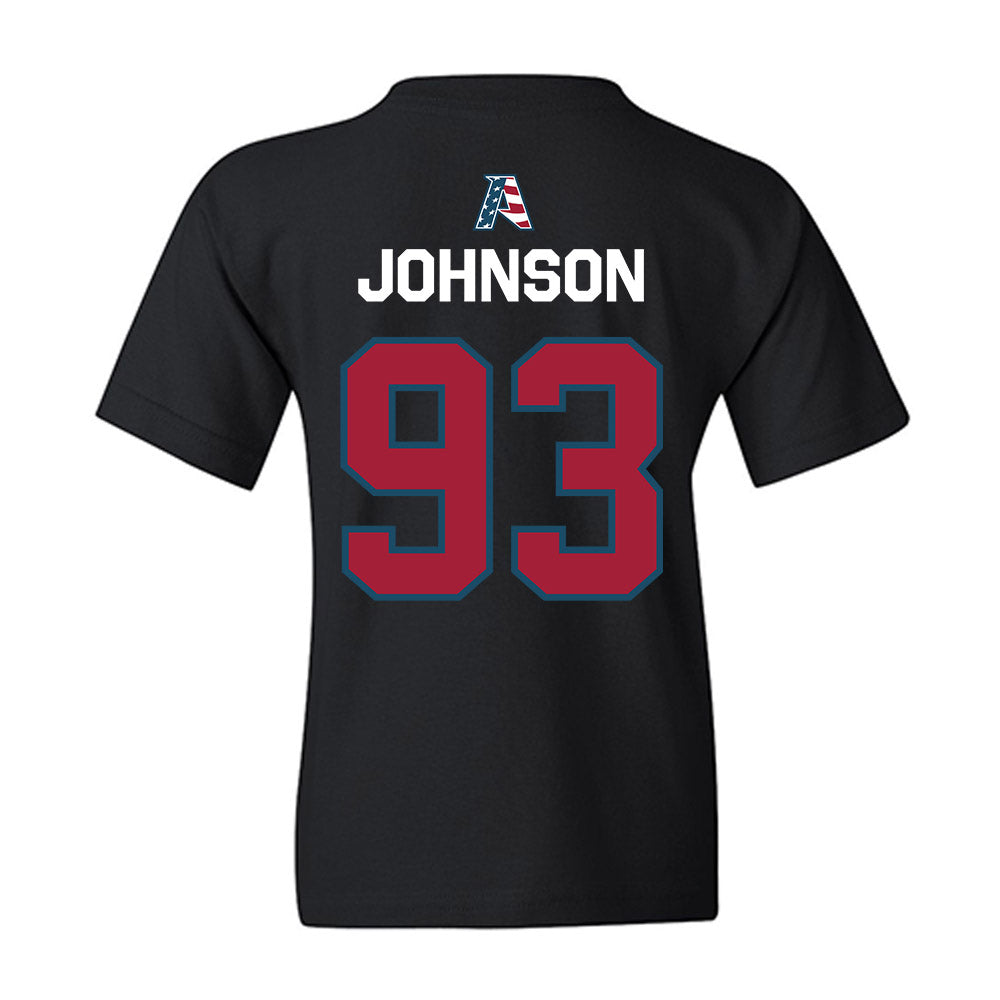 Arkansas - NCAA Football : Keiundre Johnson - Patriotic Collection Youth T-Shirt-1