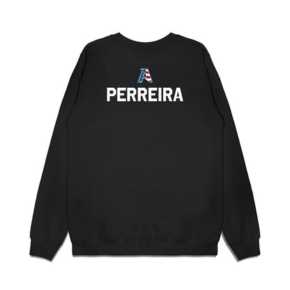 Arkansas - NCAA Women's Swimming & Diving : Isabella Perreira - Patriotic Collection Premium Crewneck Sweatshirt-1