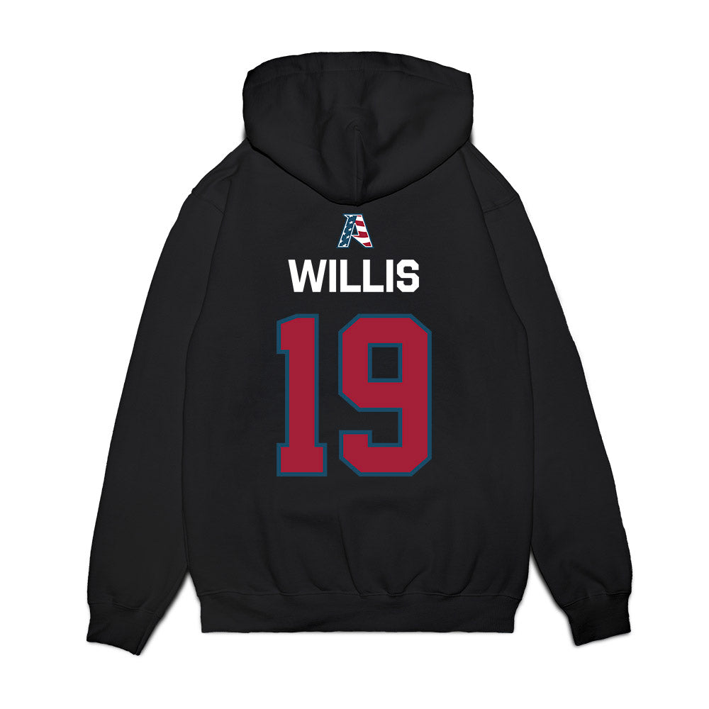 Arkansas - NCAA Baseball : Carson Willis - Patriotic Collection Premium Hooded Sweatshirt-1