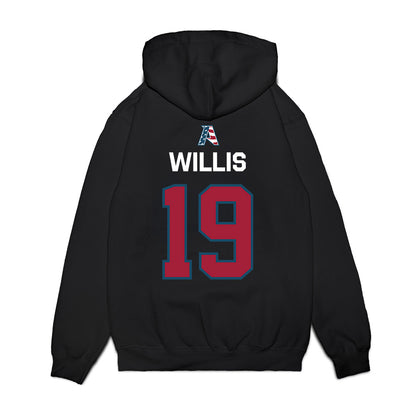 Arkansas - NCAA Baseball : Carson Willis - Patriotic Collection Premium Hooded Sweatshirt-1