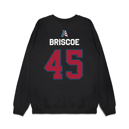Arkansas - NCAA Baseball : Tye Briscoe - Patriotic Collection Premium Crewneck Sweatshirt-1