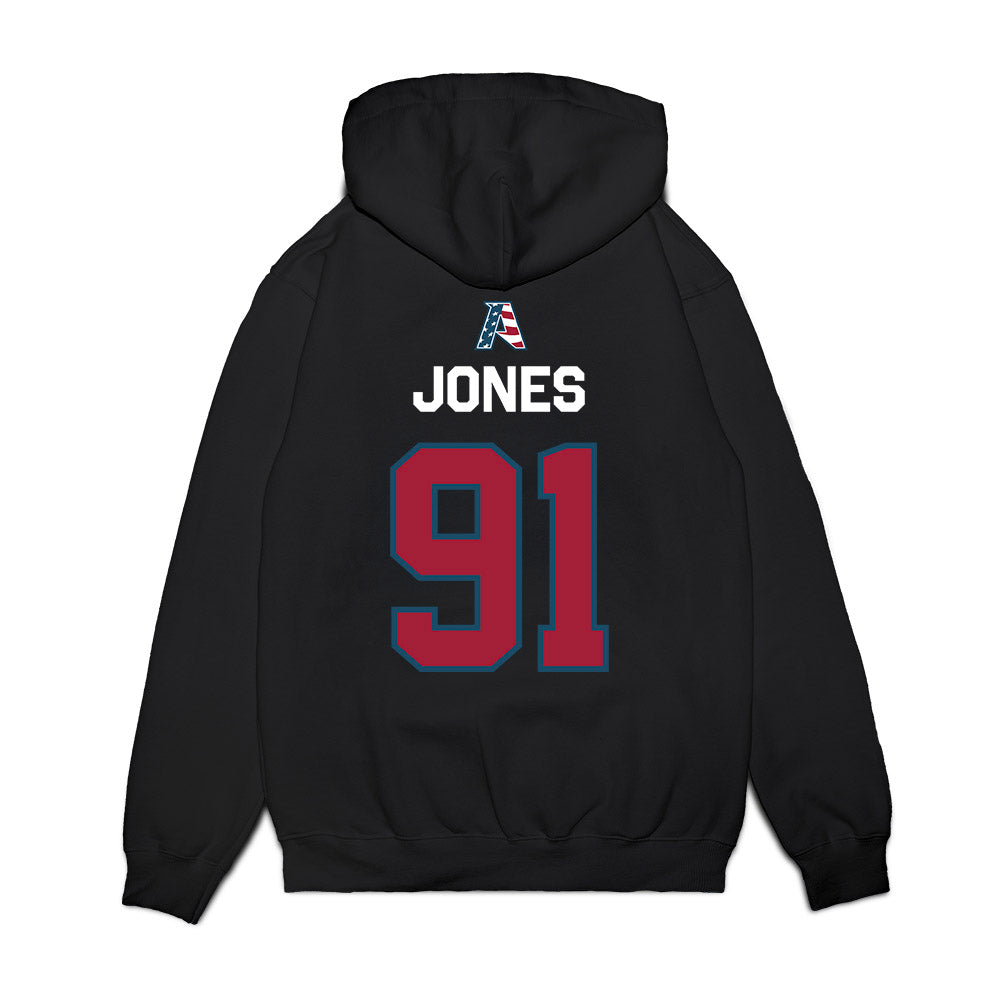 Arkansas - NCAA Football : Carlon Jones - Patriotic Collection Premium Hooded Sweatshirt-1