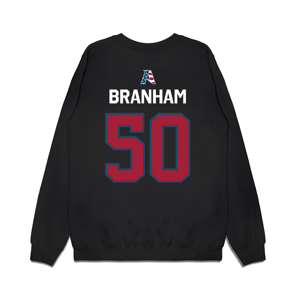 Arkansas - NCAA Football : Kobe Branham - Patriotic Collection Premium Crewneck Sweatshirt-1