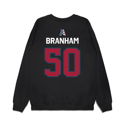 Arkansas - NCAA Football : Kobe Branham - Patriotic Collection Premium Crewneck Sweatshirt-1