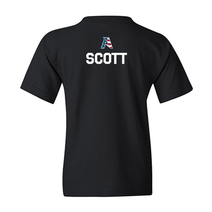 Arkansas - NCAA Women's Gymnastics : Finley Scott - Patriotic Collection Youth T-Shirt-1