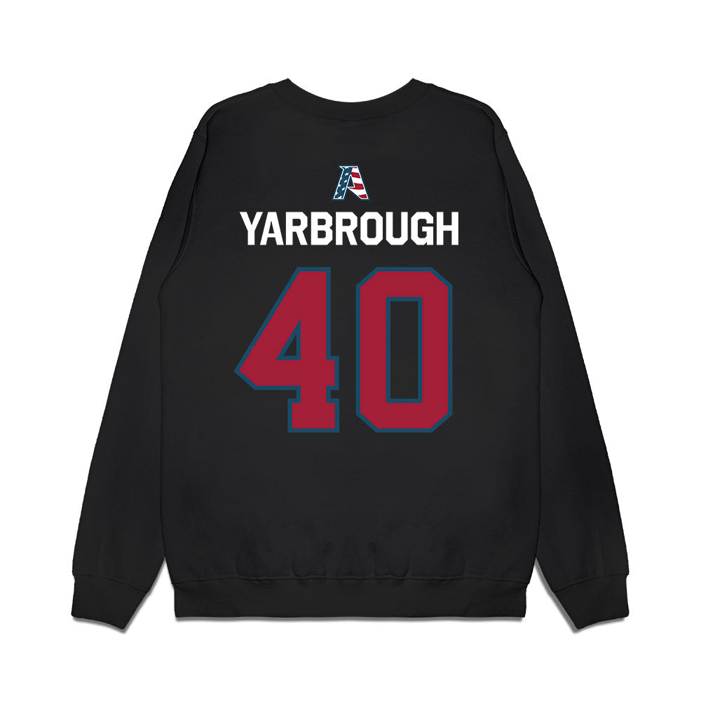 Arkansas - NCAA Football : Colton Yarbrough - Patriotic Collection Premium Crewneck Sweatshirt-1