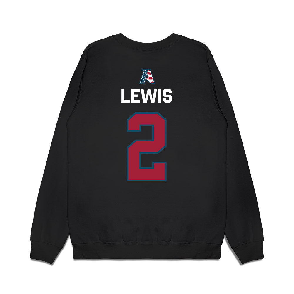 Arkansas - NCAA Football : Shelton Lewis - Patriotic Collection Premium Crewneck Sweatshirt-1