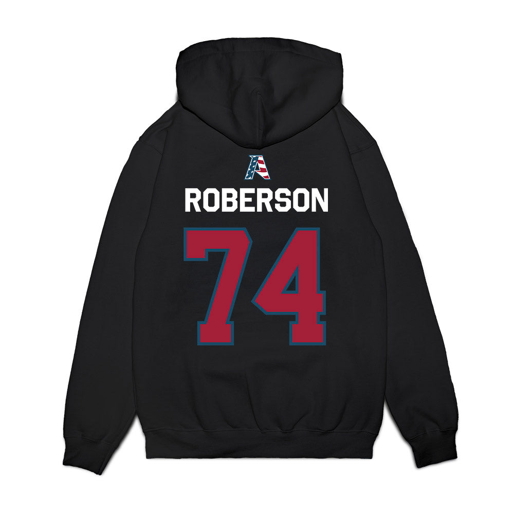 Arkansas - NCAA Football : Terence Roberson - Patriotic Collection Premium Hooded Sweatshirt-1