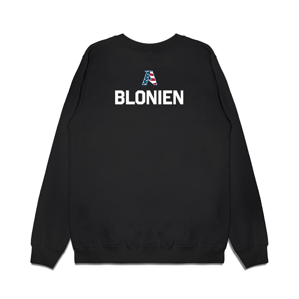 Arkansas - NCAA Women's Golf : Natalie Blonien - Patriotic Collection Premium Crewneck Sweatshirt-1