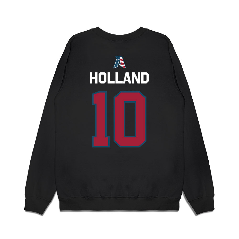 Arkansas - NCAA Baseball : Tyler Holland - Patriotic Collection Premium Crewneck Sweatshirt-1