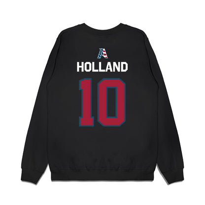 Arkansas - NCAA Baseball : Tyler Holland - Patriotic Collection Premium Crewneck Sweatshirt-1