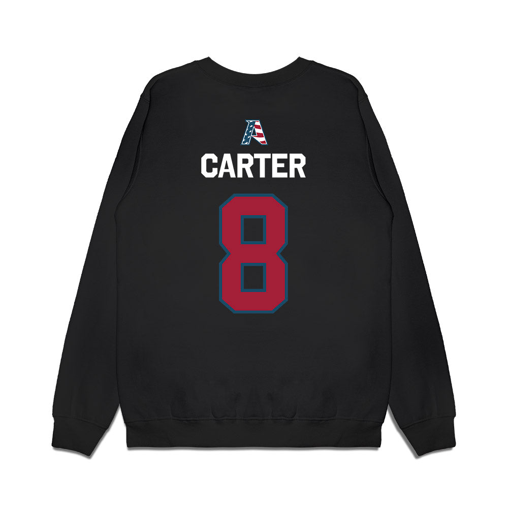 Arkansas - NCAA Women's Soccer : Kate Carter - Patriotic Collection Premium Crewneck Sweatshirt-1